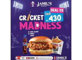 Jamil's Restaurant Cricket Deal 3 For Rs.430/-image-1681